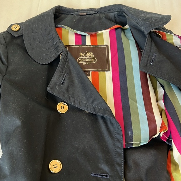 Coach NWT trench coat size 2 - Picture 2 of 8
